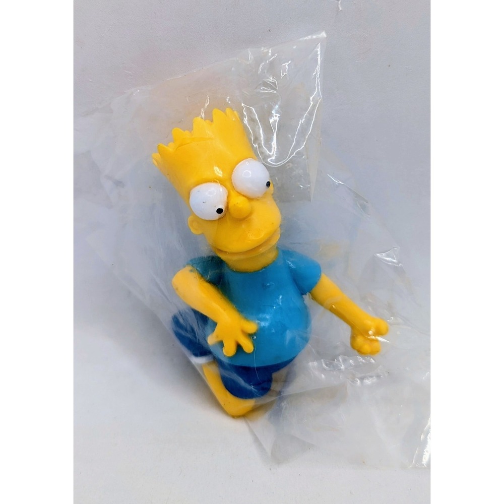 1990 Hamilton Gifts The Simpsons Bart Playing Air Guitar 3" PVC Figure